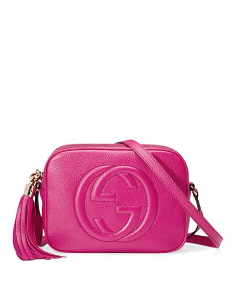 pink gucci crossbody bag|Gucci soho collection crossbody.